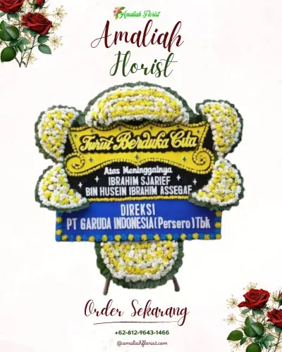 Papan Bunga Duka di Sawan