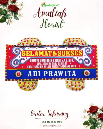 Karangan Bunga Ucapan Selamat di Sawan